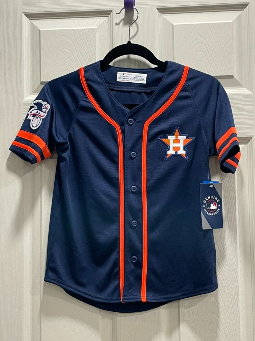 NWT Houston Astros Youth Jersey MLB sizes S(4/5) or L(8/10)